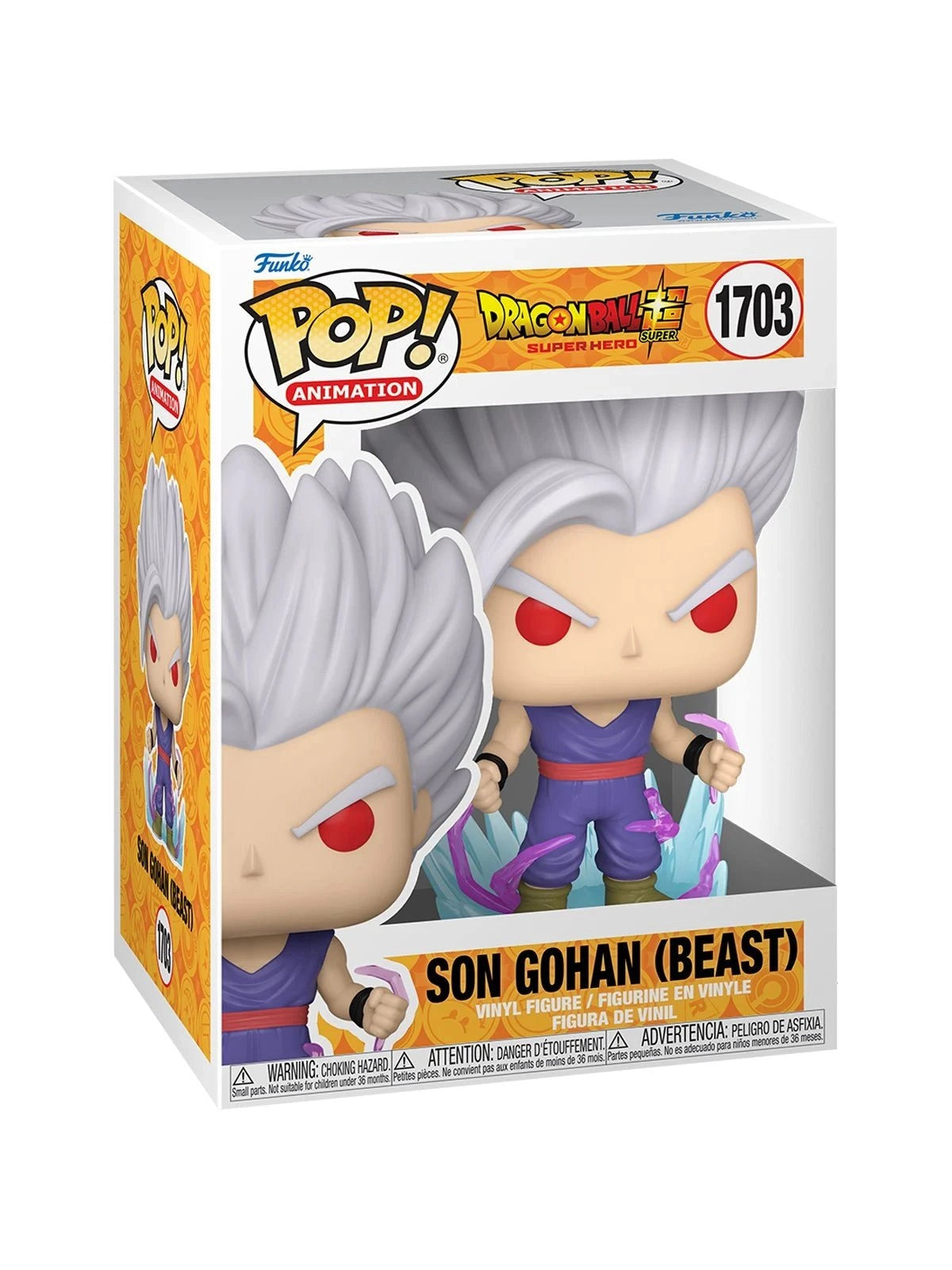 Funko POP Dragon Ball Super: Super Hero Gohan Beast 1703 (Pre - Order) - NERD BLVD