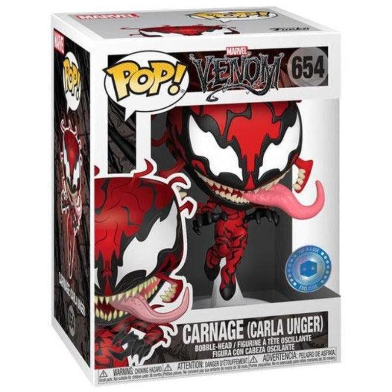 Funko POP Marvel Carnage Carla Unger Pop In A Box Exclusive 654 - NERD BLVD