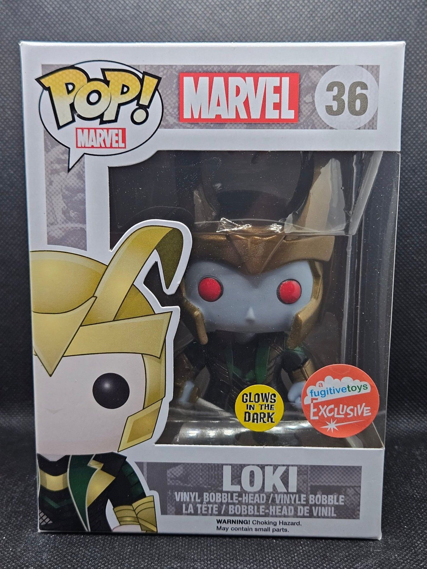 Funko Pop Marvel Loki 36 Fugitivetoys Exclusive GITD - NERD BLVD