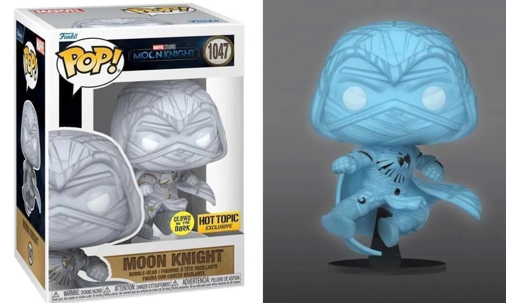 Funko POP Marvel Moonknight GITD Hot Topic Exclusive 1047 - NERD BLVD
