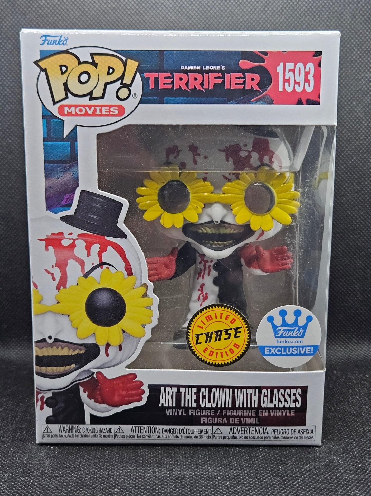 Funko Pop Movies Art The Clown With Glasses Funko Exclusive - NERD BLVD