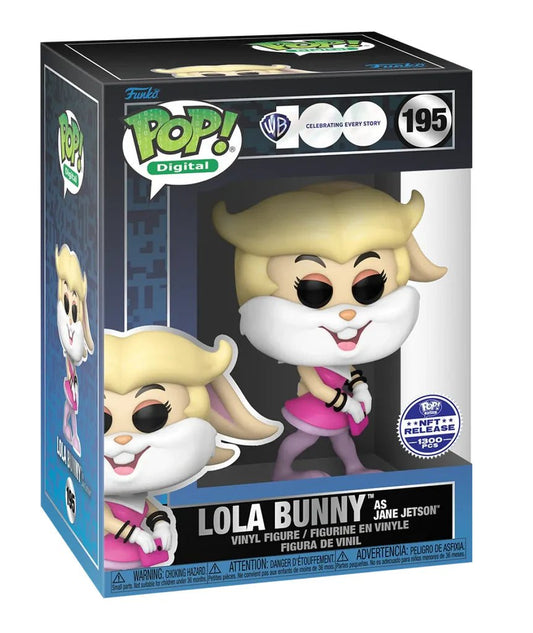 Funko POP NFT Lola Bunny as Jane Jetson 195 - NERD BLVD