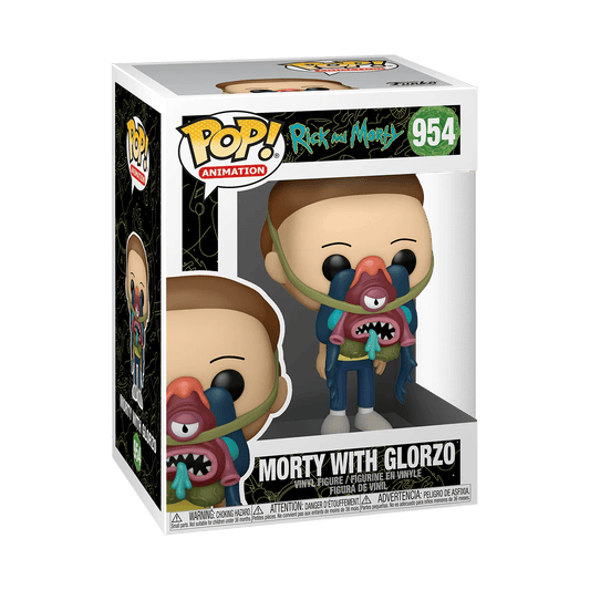 Funko POP Rick And Morty Morty With Glorzo 954 - NERD BLVD