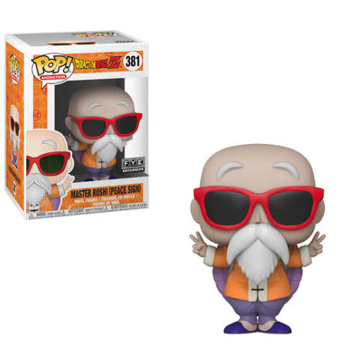 Funko Pop: Dragon Ball Z - Master Roshi (Peace Sign) FYE Exclusive #381