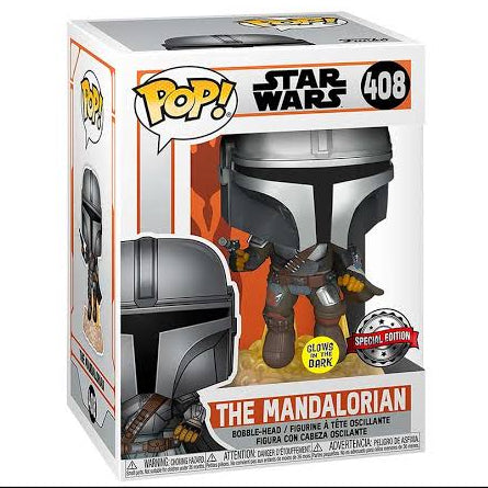 Funko Pop: Star Wars - The Mandalorian Figure #408 Special Edition Glow in the Dark