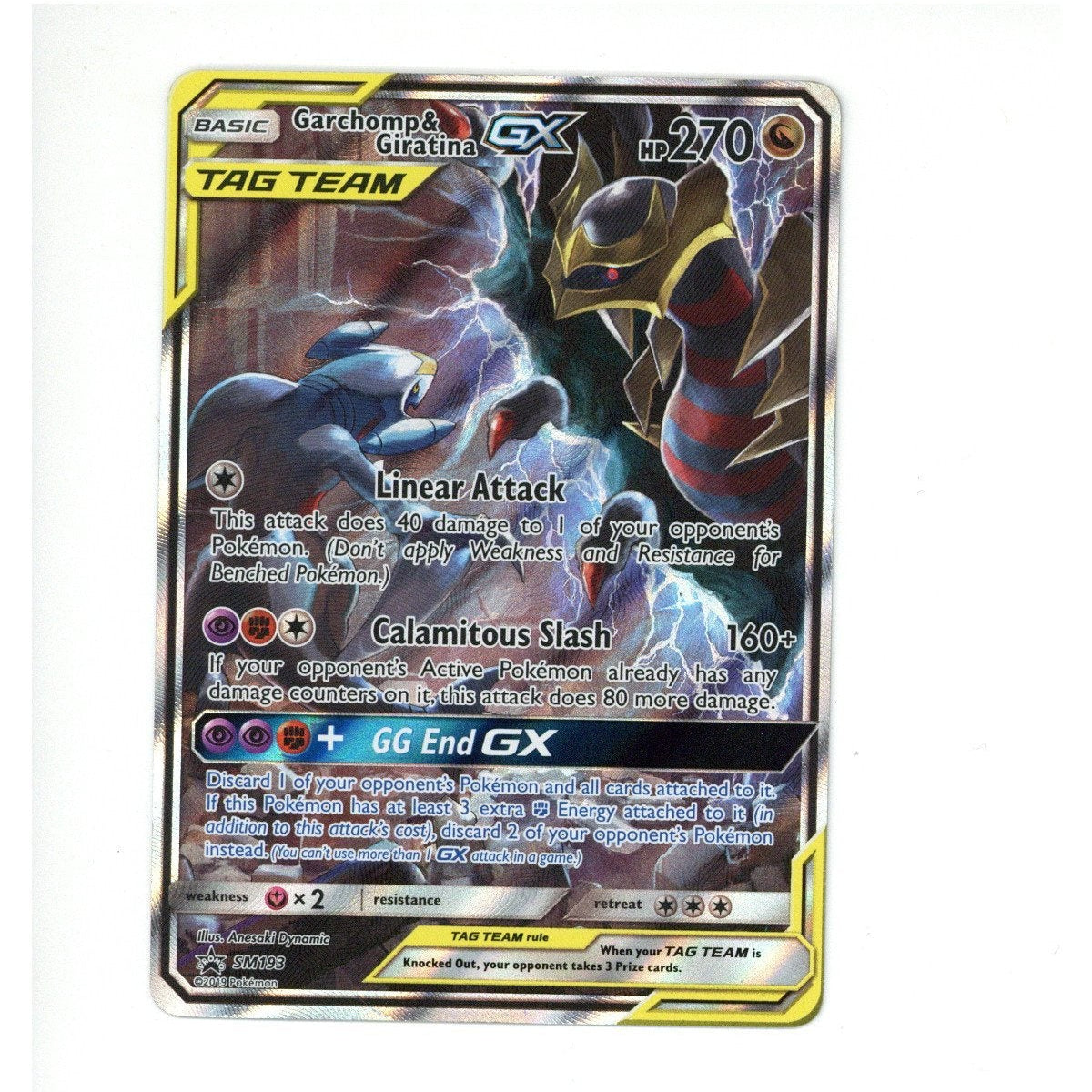 Pokemon Card: Garchomp & Giratina GX - SM193 - SM Promos (TCG)