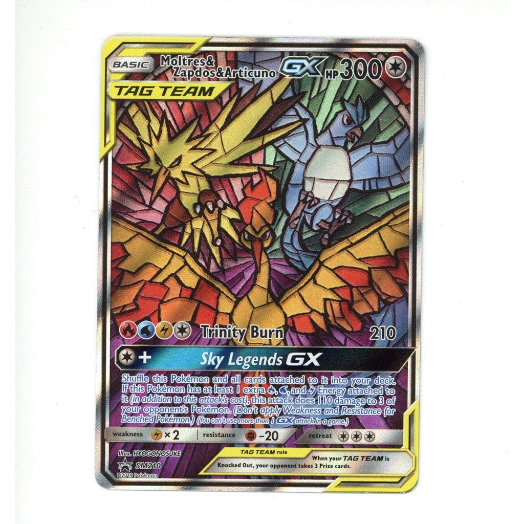 Pokemon Card: Moltres & Zapdos & Articuno GX - SM210 Promos (TCG)