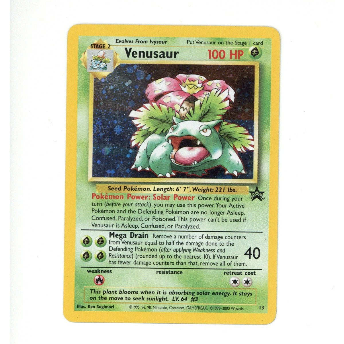Pokemon Card: Venusaur - WoTC Promo 13/53 (TCG)