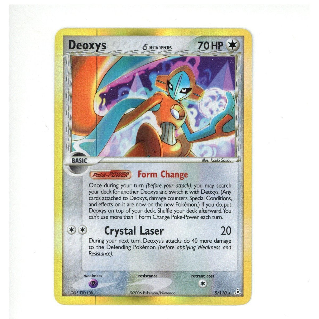 Pokemon Card: Deoxys (Delta Species - Normal Forme) 5/110 - Holon Phantoms