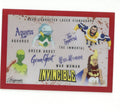 Invincible Quad Character Laser Signagraph 447 Keepsake Edition Skybound Card #19/25