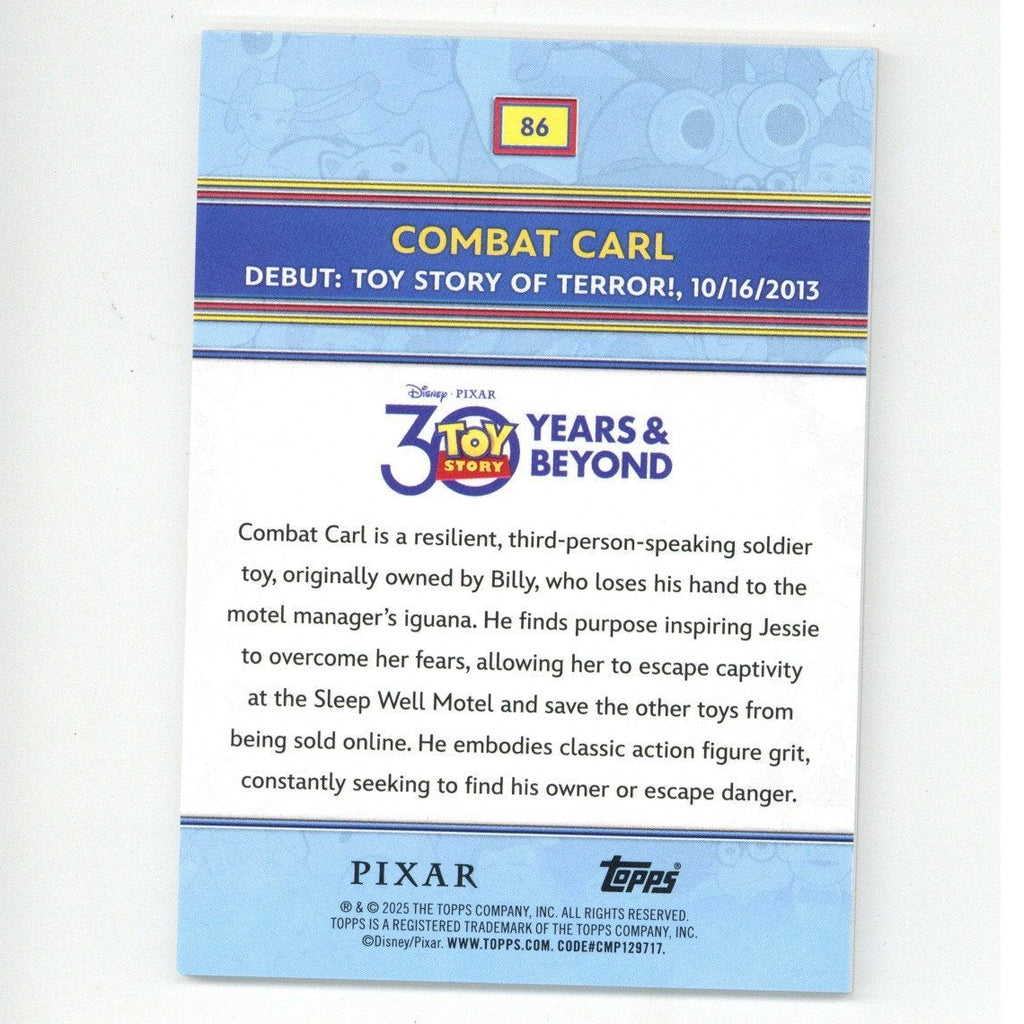 2025 Topps Toy Story 30th Anniversary Combat Carl 161/199