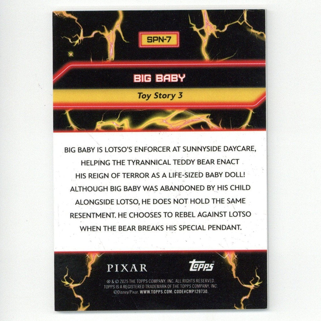 2025 Topps Toy Story 30th Anniversary Big Baby SPN-7