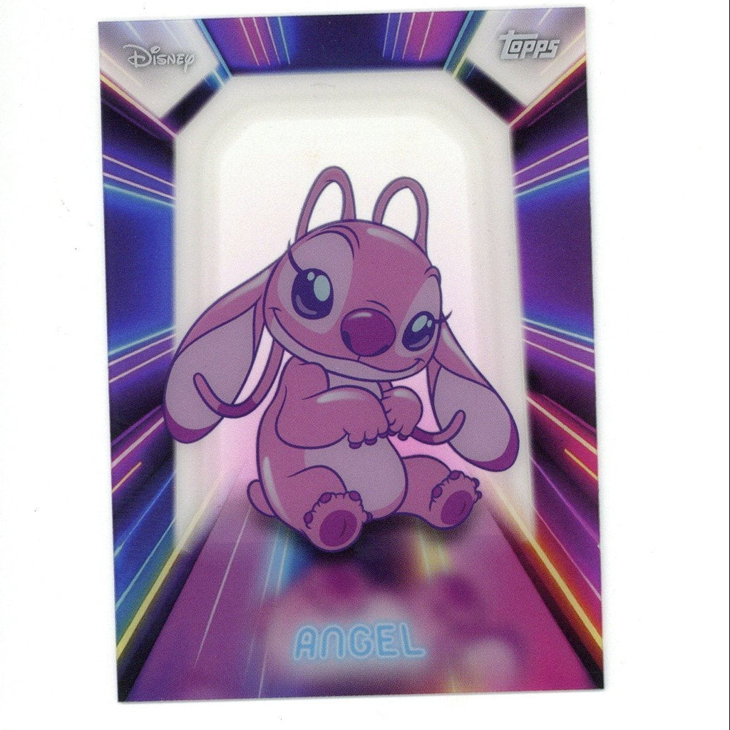2026 Topps Disney Neon #NPL-2 Angel Illuminated Neon Lights Acetate Insert