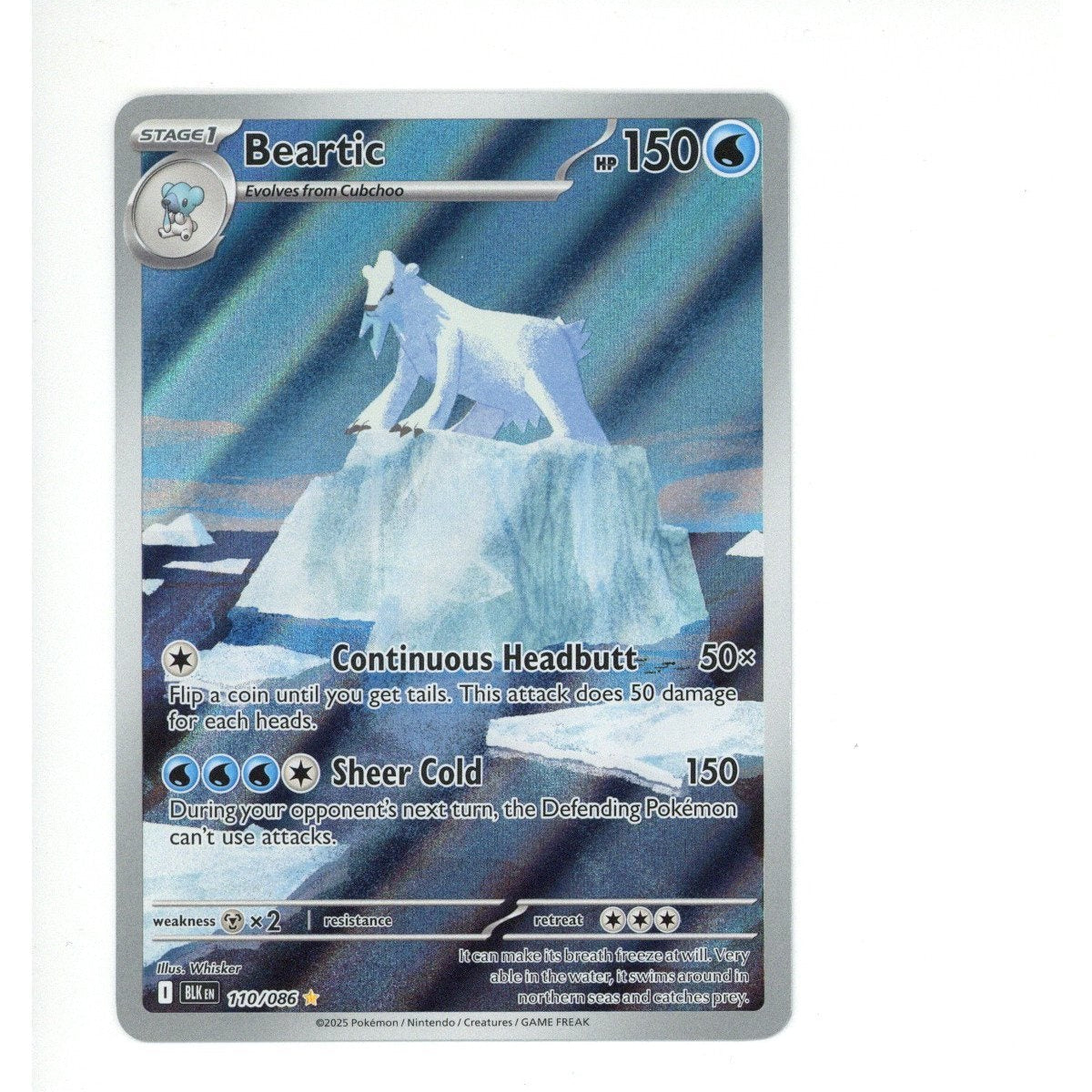 Pokemon Card: Beartic 110/086 (TCG)