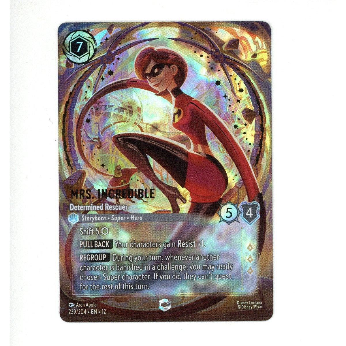 Disney Lorcana - Wilds Unknown - Mrs. Incredible - Determined Rescuer (Enchanted)