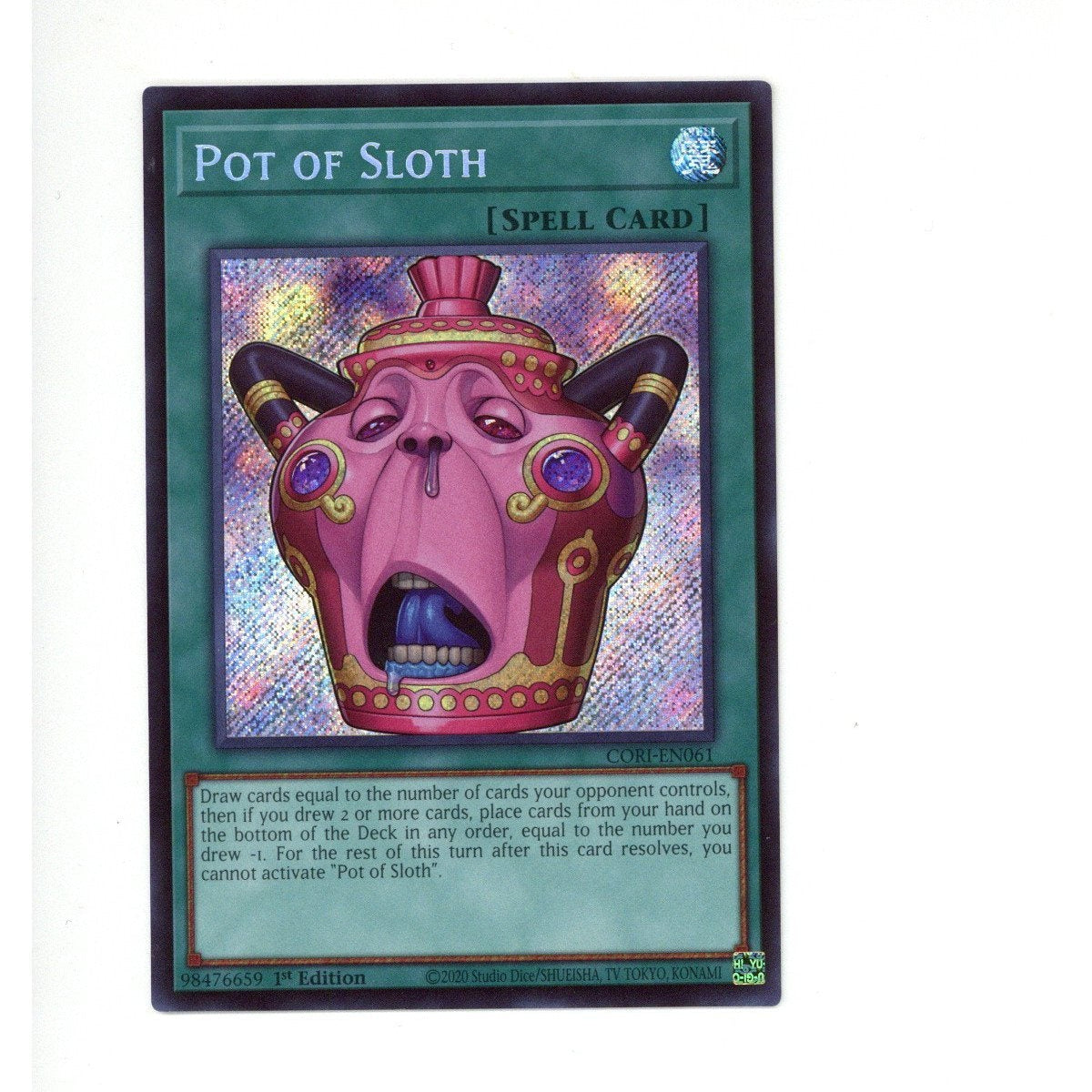 Yu-Gi-Oh Card: Pot of Sloth - Chaos Origins