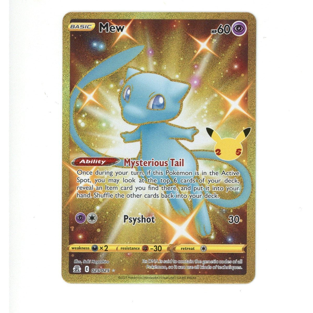 Pokemon Card: Mew 025/025(TCG)