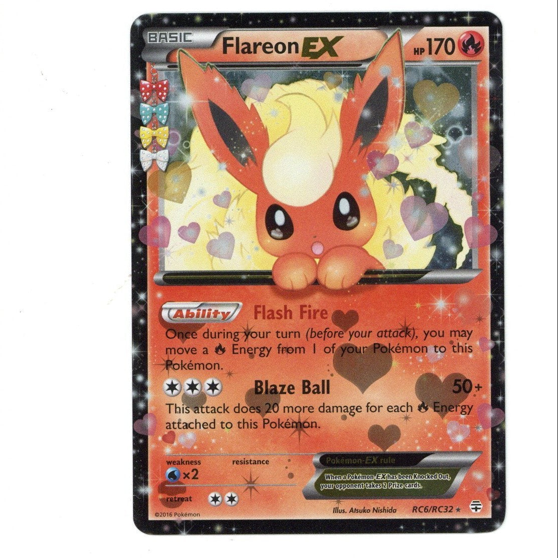 Pokemon Card: Flareon RC6/R32 (TCG)