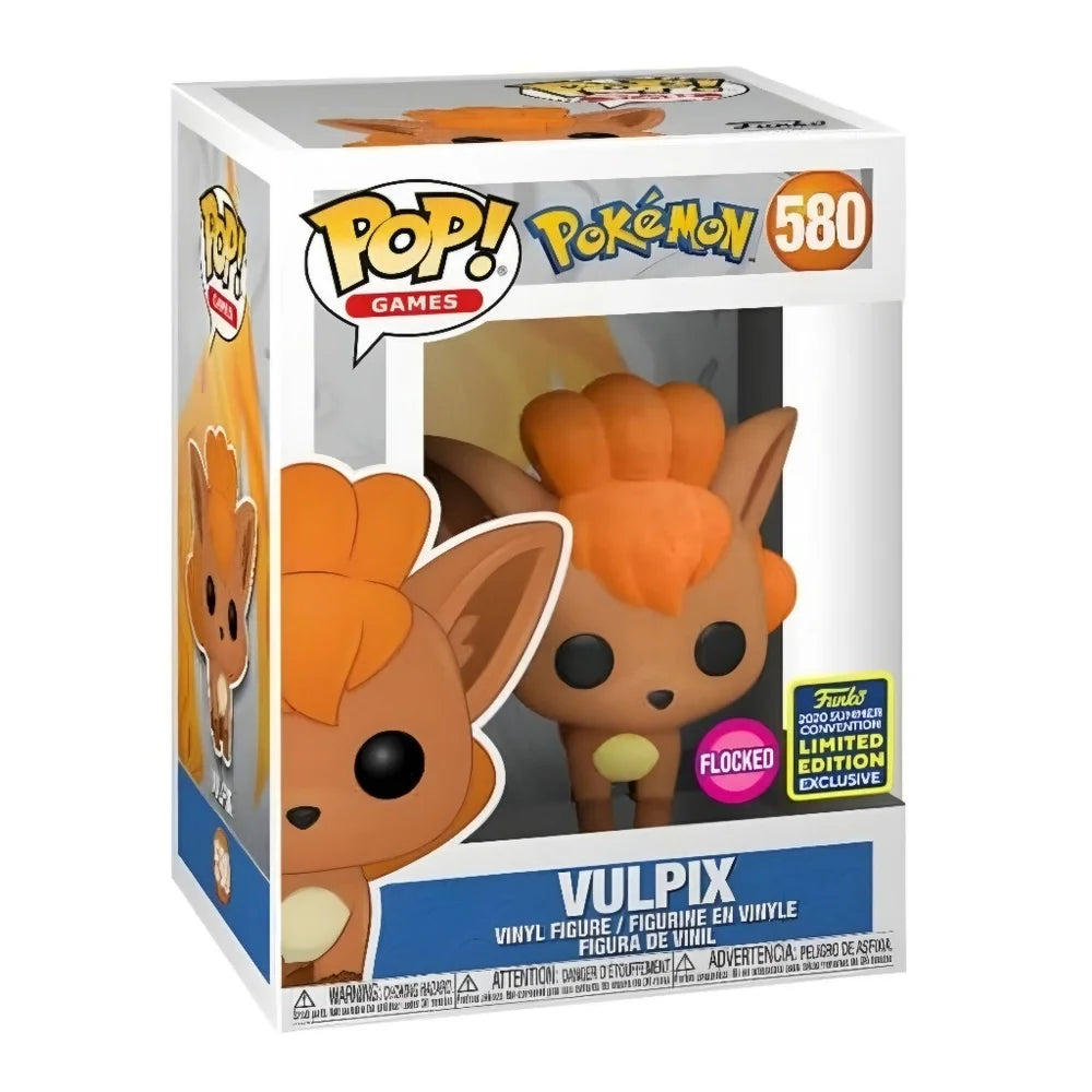 Funko Pop: Games - Pokemon - Vulpix Figure #580 (Flocked)
