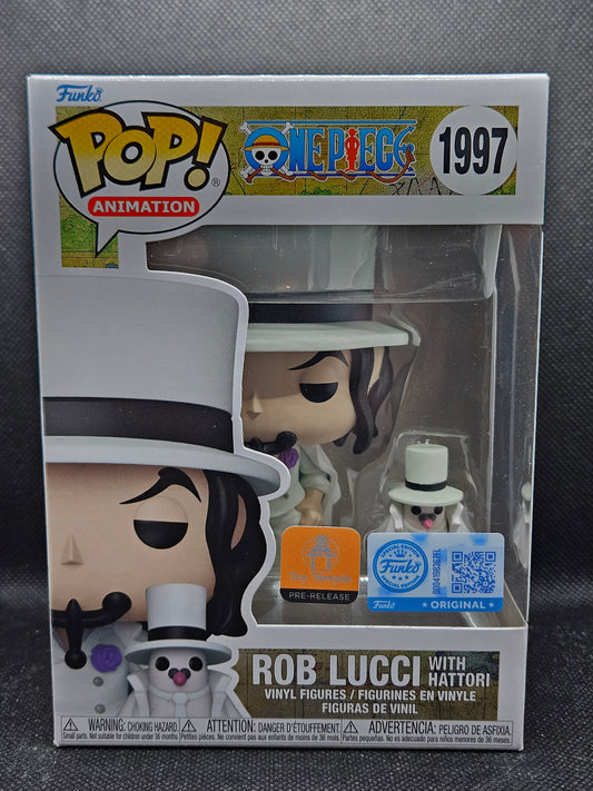 Funko Pop Anime Rob Lucci 1997 Toy Temple Pre Release Exclusive