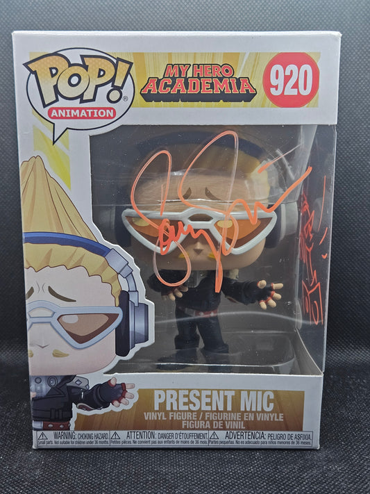 Funko Pop Anime Present Mic 920 Signed By Sonny Strait With JSA