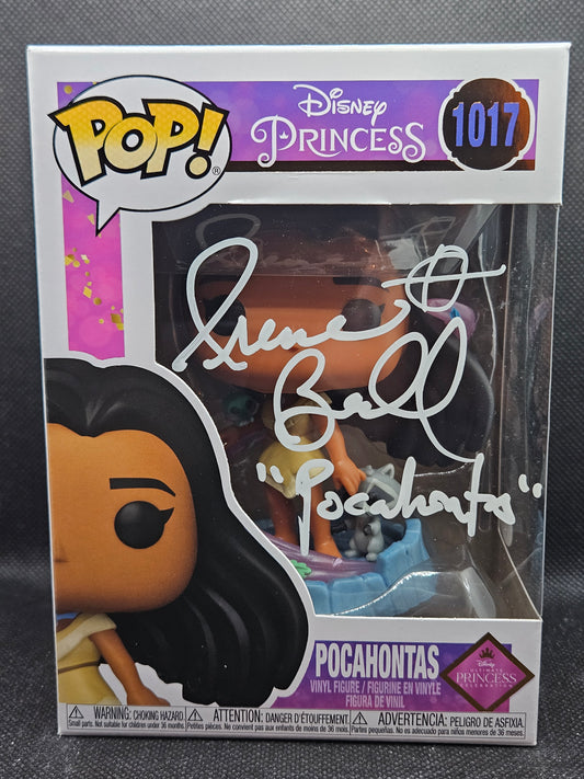 Funko POP Disney Pocahontas 1017 Signed By Irene Bedard With JSA