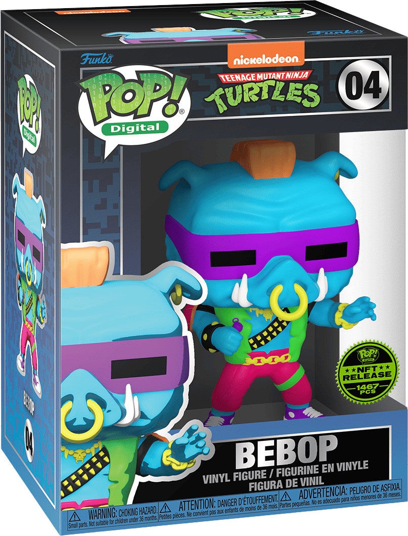 Funko Pop Digital: Teenage Mutant Ninja Turtles - Bebop NFT Release 1467 PCs #04