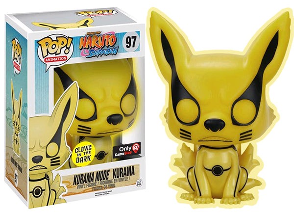 Funko Pop: Naruto - 6" Kurama Mode Kurama Gamestop Exclusive Glow #97