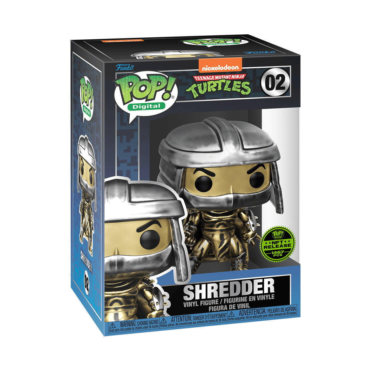 Funko Pop Digital: Teenage Mutant Ninja Turtles - Shredder NFT Release 1467 PCs #02