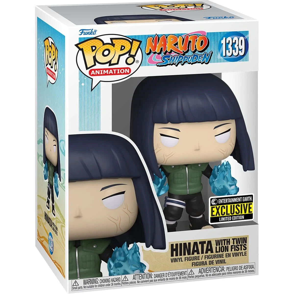 Funko Pop: Naruto - Hinata with Twin Lion Fists #1339 Entertainment Earth Exclusive