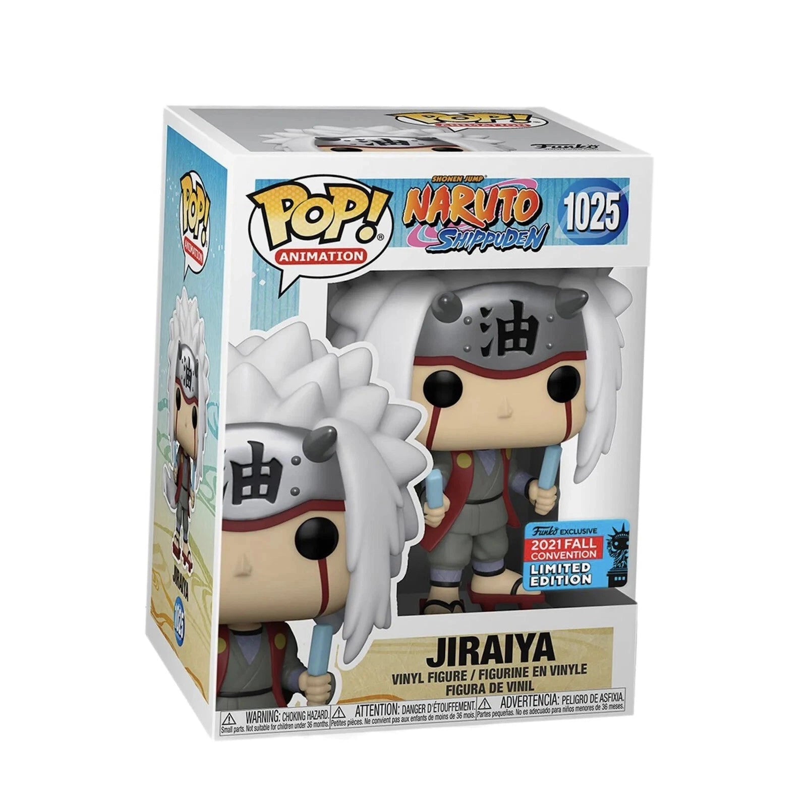 Funko Pop: Naruto - Jiraiya Figure #1025 (2021 Fall Convention limited edition)