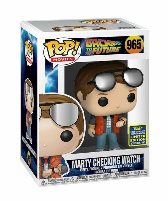 Funko Pop: Back to the Future - Marty Checking Watch #965 2020 Summer Convention Exclusive