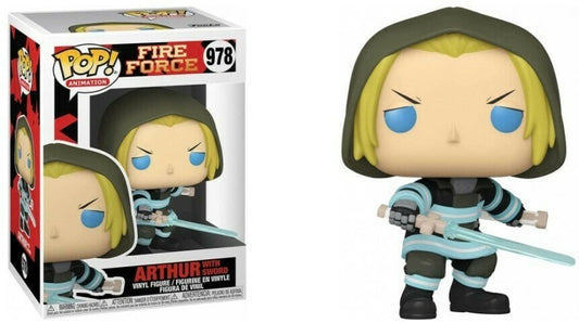 Funko Pop Fire Force Arthur with sword 978 - NERD BLVD