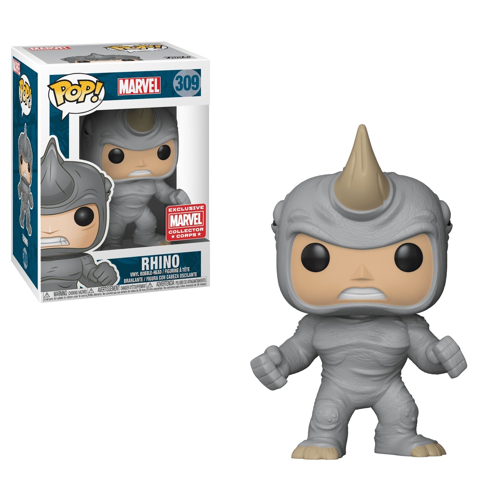 Funko Pop Marvel Rhino 309 Marvel Corps - NERD BLVD